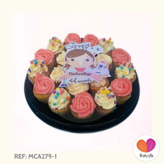 Minicupcakes LA MEJOR BACTERIOLOGA REF: MCA279-1