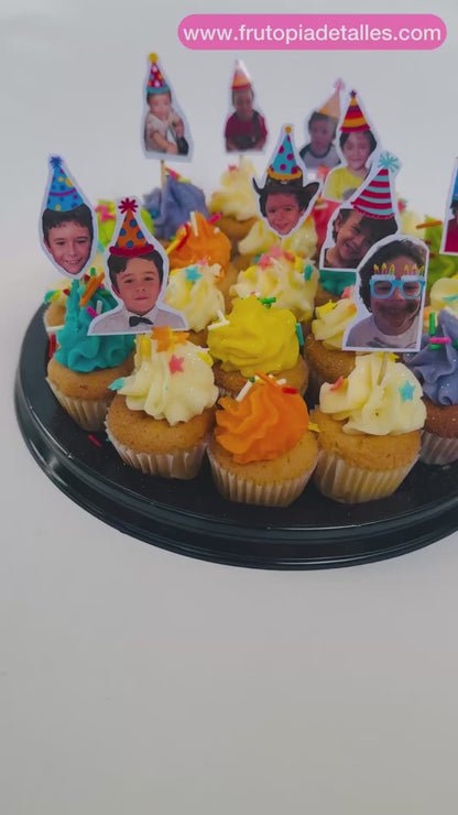 Minicupcakes + Minitoppers magneticos REF: MC1002-MTP001