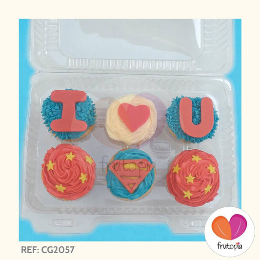 Cupcakes x 6 REF: CG2057