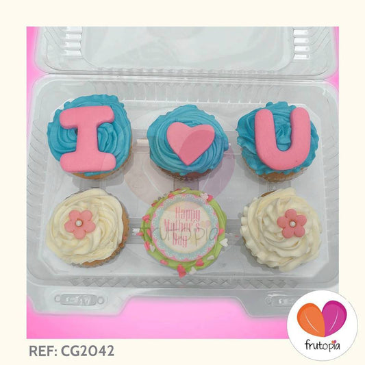Caja x 6 cupcakes REF: CG2042