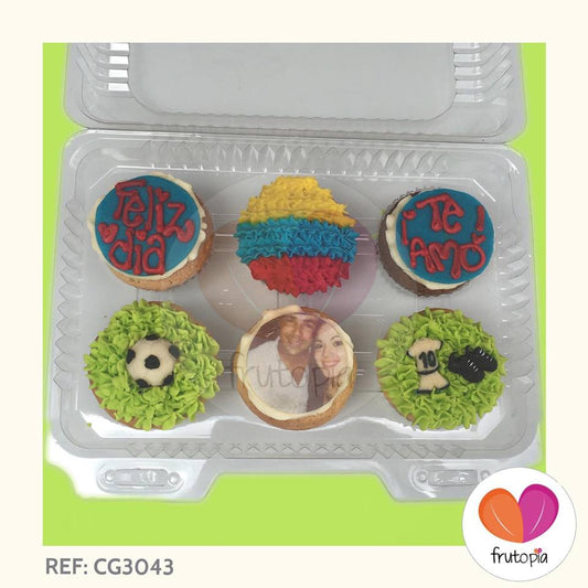 Caja x 6 cupcakes REF: CG3043