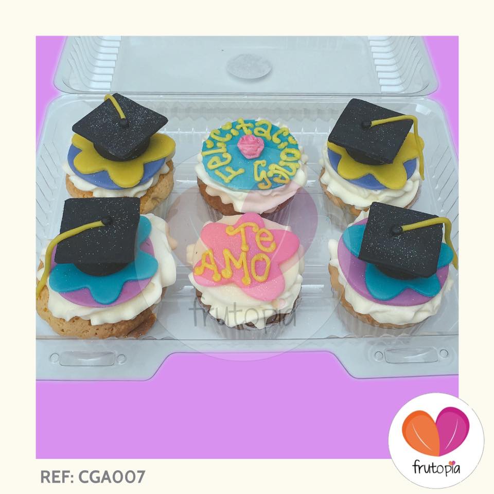Cupcakes x 6 Graduación REF: CGA007
