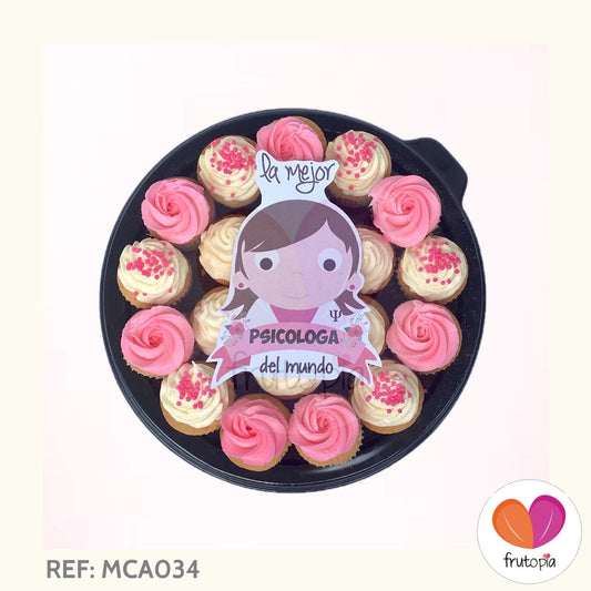 Minicupcakes La mejor psicologa REF: MCA034