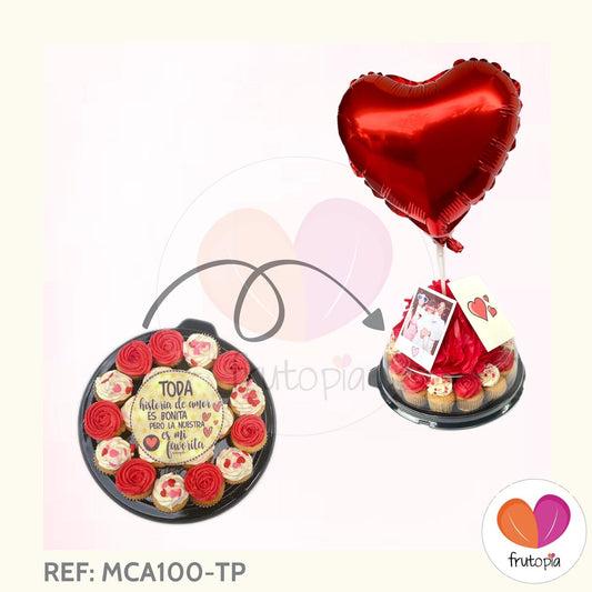 Minicupcakes AMOR MCA100-TP