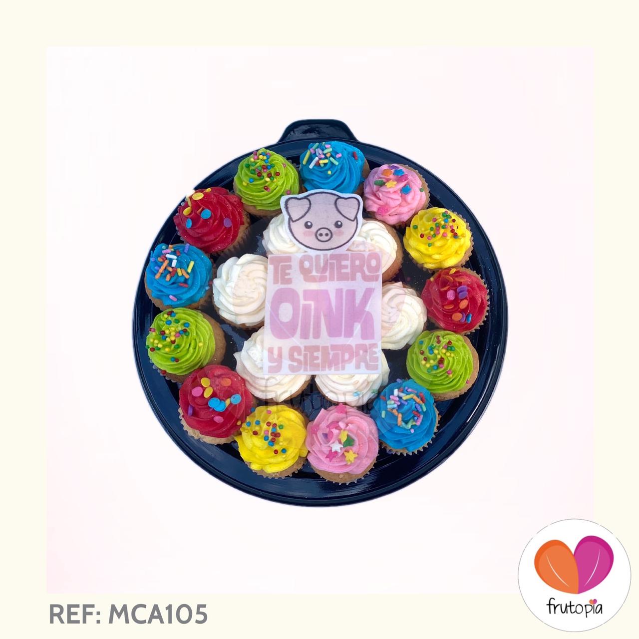 Minicupcakes REF: MCA105 TE QUIERO OINK Y SIEMPRE