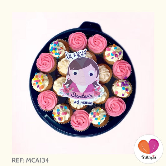 Minicupcakes LA MEJOR SECRETARIA DEL MUNDO REF: MCA134