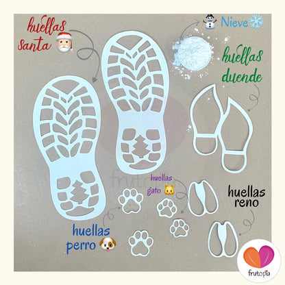 Kit de huellas Santa