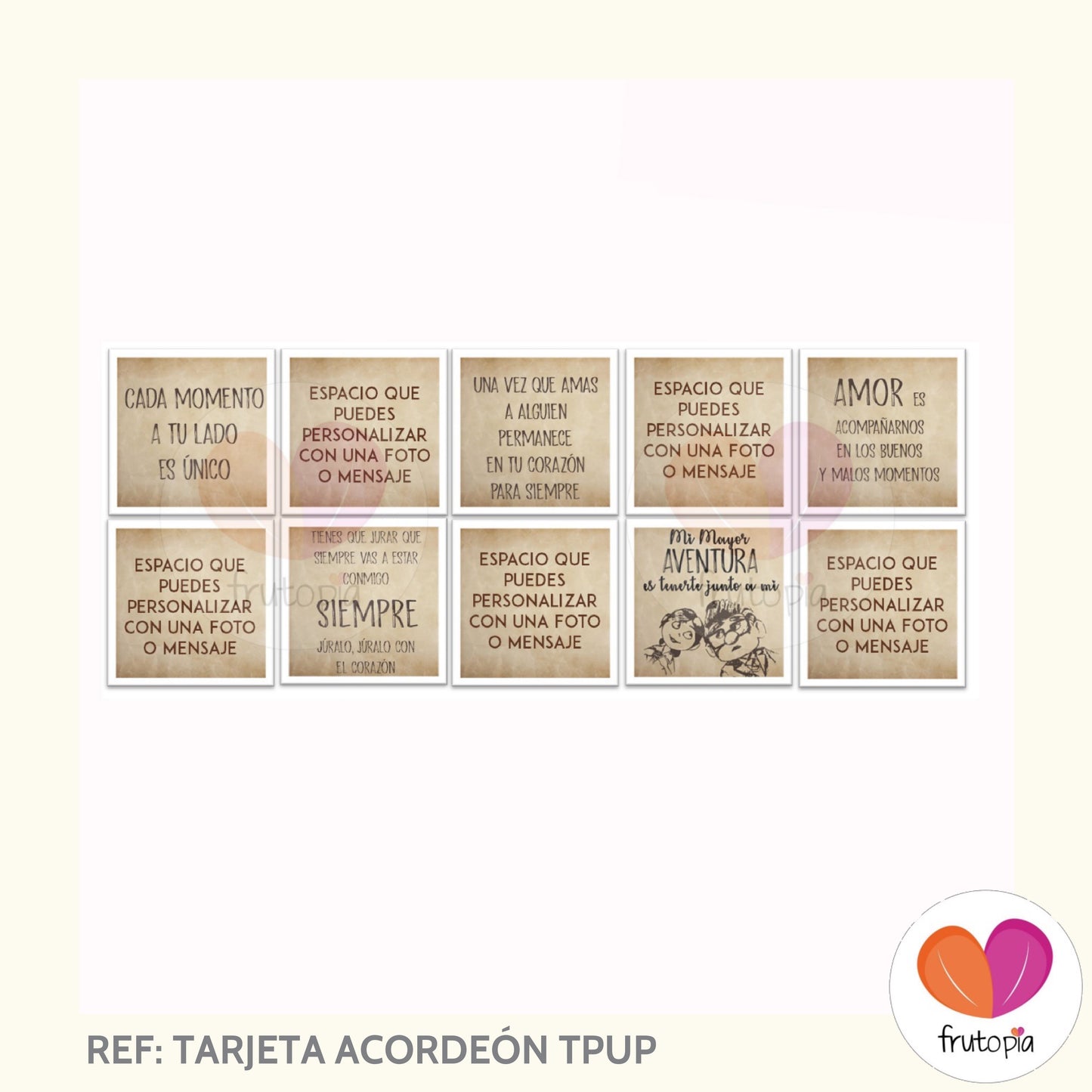 Tarjeta acordeón