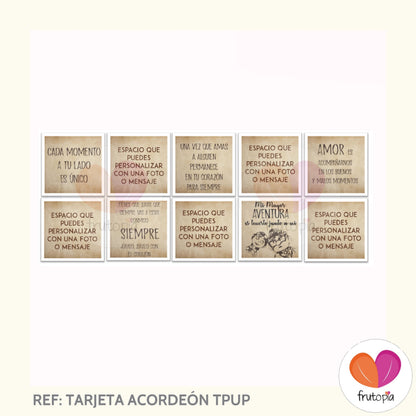 Tarjeta acordeón