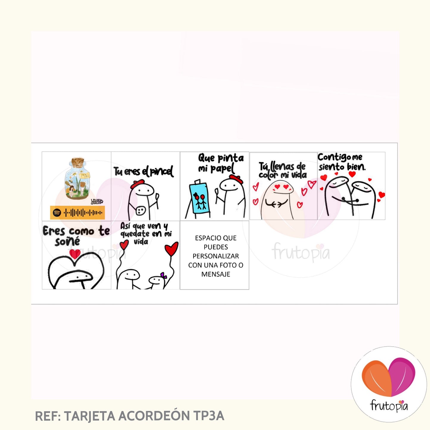 Tarjeta acordeón