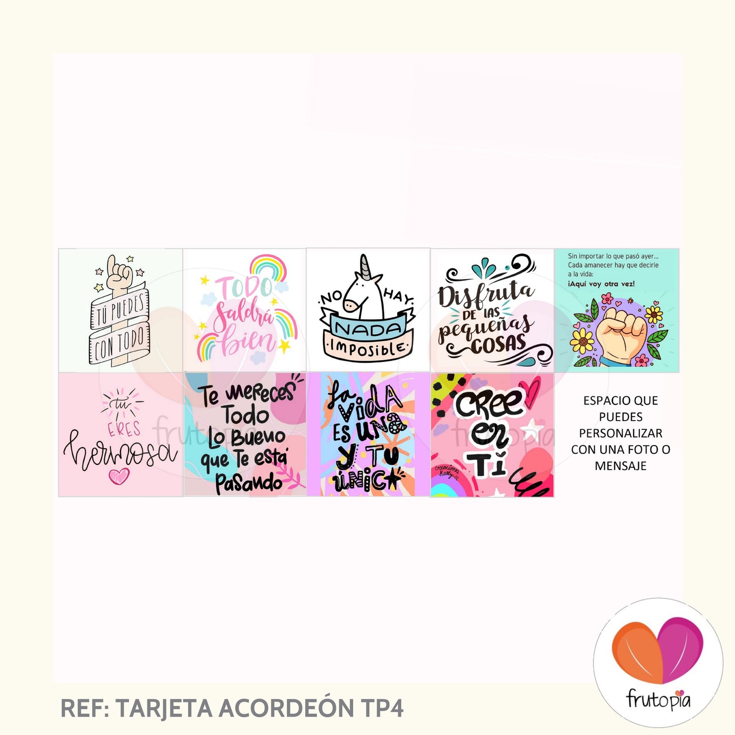 Tarjeta acordeón
