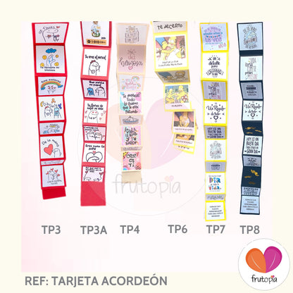 Tarjeta acordeón