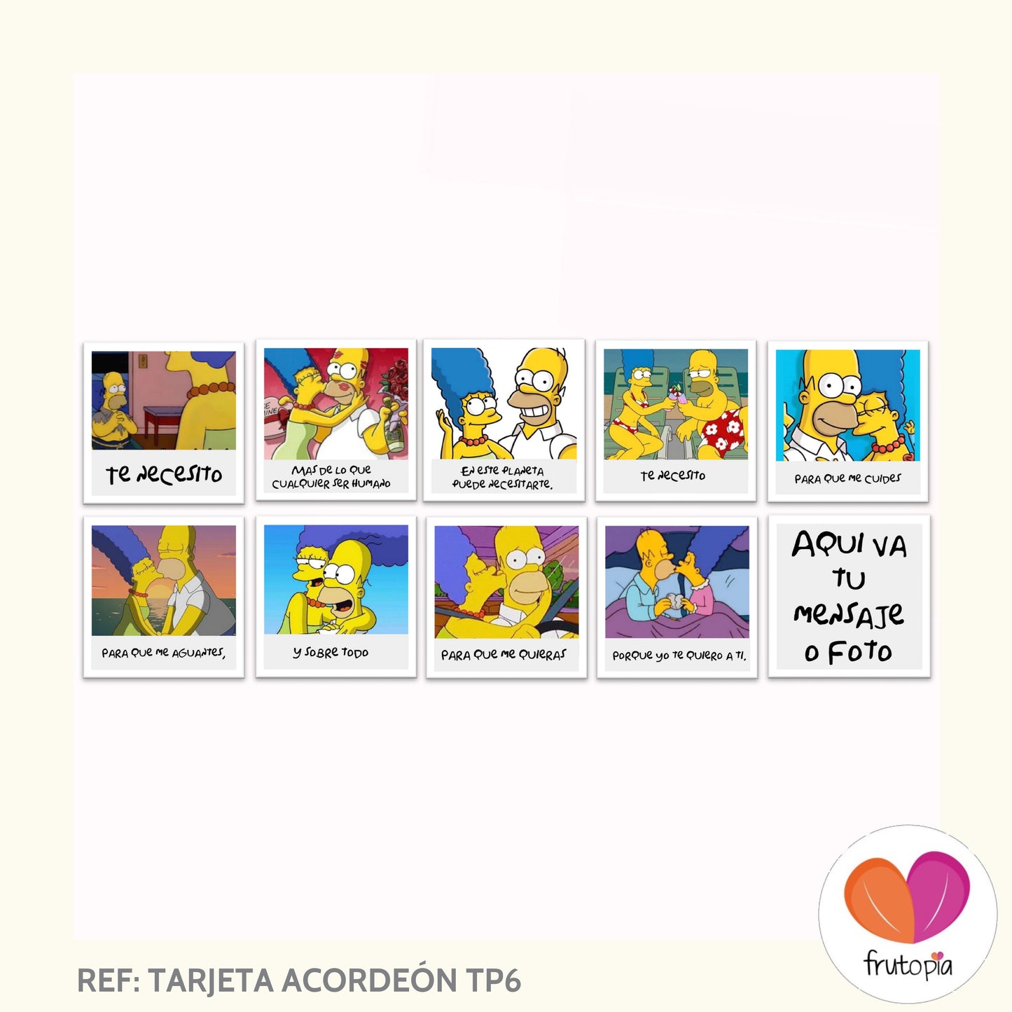 Tarjeta acordeón