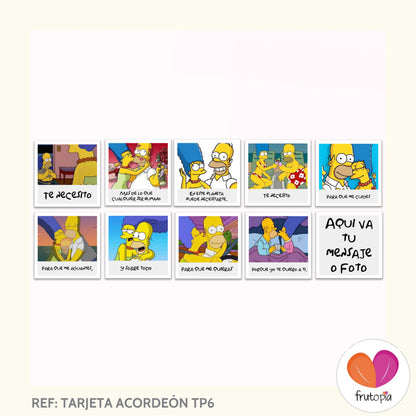 Tarjeta acordeón
