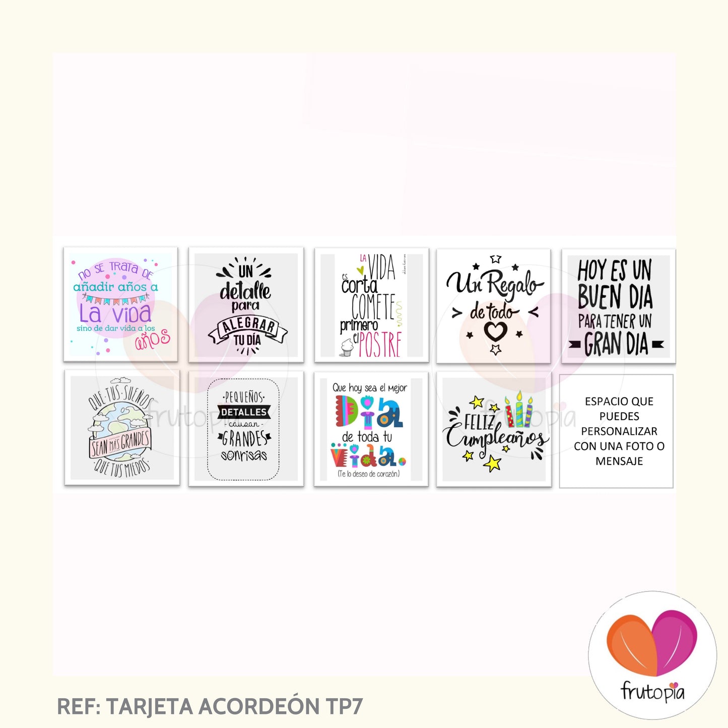 Tarjeta acordeón